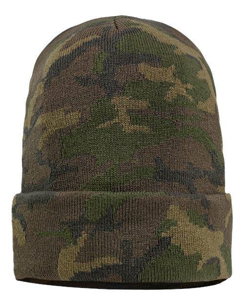 Sportsman - Gorro liso con puños de 30 cm - SP12