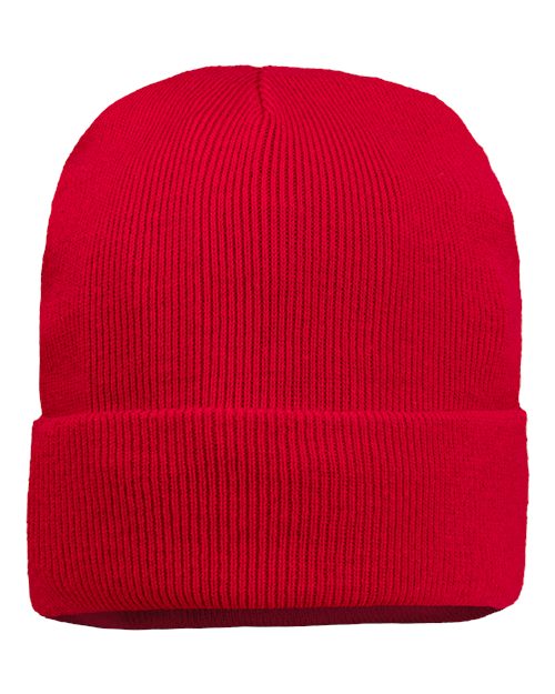 Sportsman - Gorro de punto de 30 cm con puños y forro de jersey - SP12JL