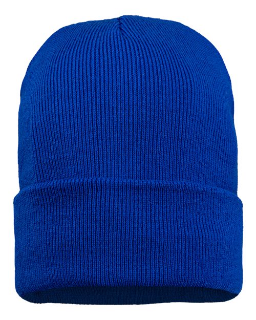 Sportsman - 12" Jersey Lined Cuffed Beanie - SP12JL