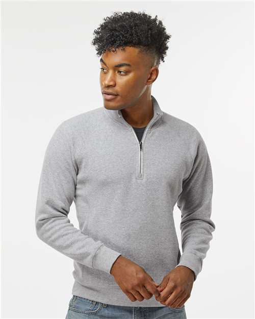J. America - Men's Triblend Quarter-Zip Sweatshirt - 8869