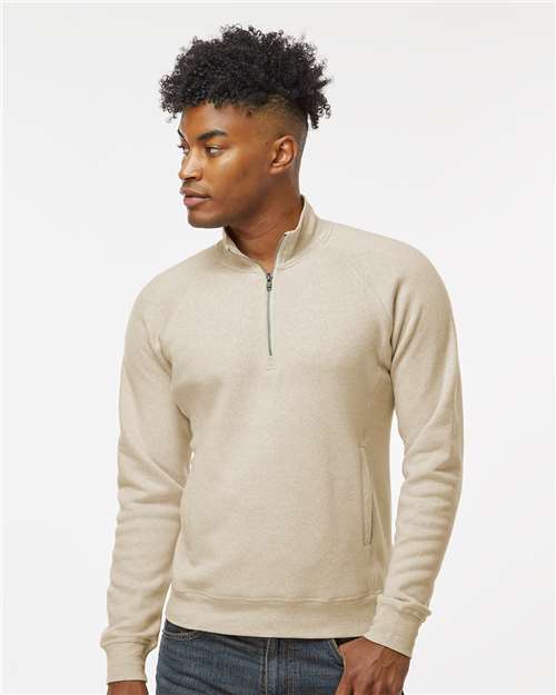J. America - Men's Triblend Quarter-Zip Sweatshirt - 8869