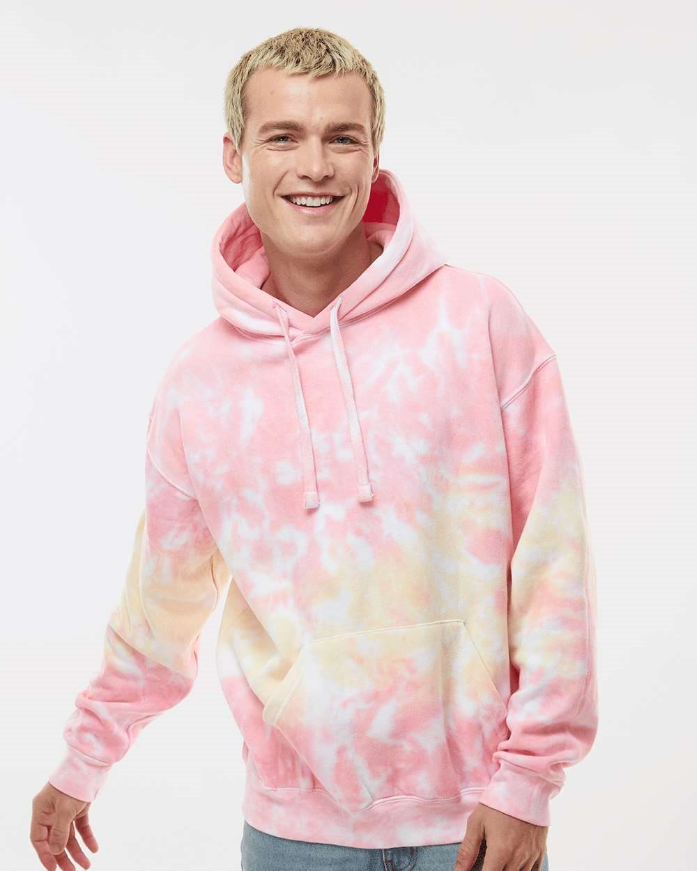 Colortone - Unisex Tie-Dyed Hooded Sweatshirt - 8777