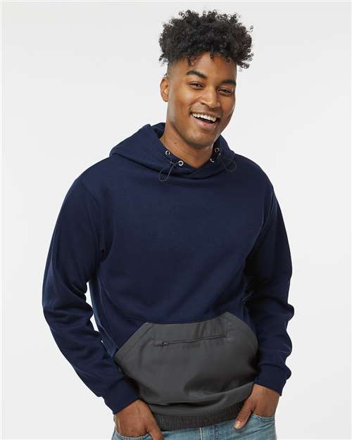 MV Sport - Unisex Mixed Media Hooded Sweatshirt - 23112
