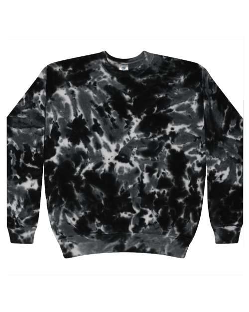 Colortone - Unisex Tie-Dyed Fleece Crewneck Sweatshirt - 8100