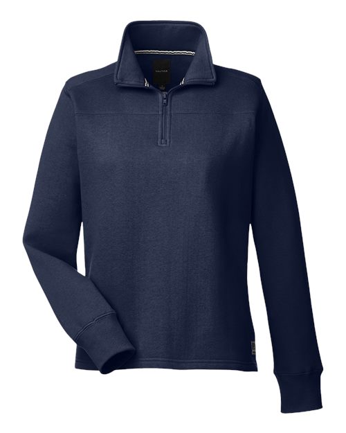 Nautica - Women's Anchor Fleece Quarter-Zip Sweatshirt - N17397