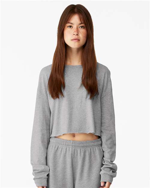 BELLA + CANVAS - Camiseta corta de manga larga para mujer FWD Fashion - 6501
