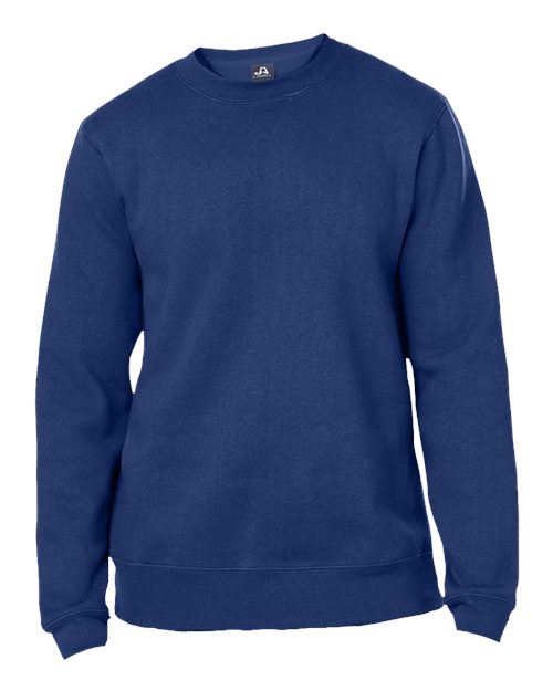 J. America - Unisex Premium Fleece Crewneck Sweatshirt - 8424