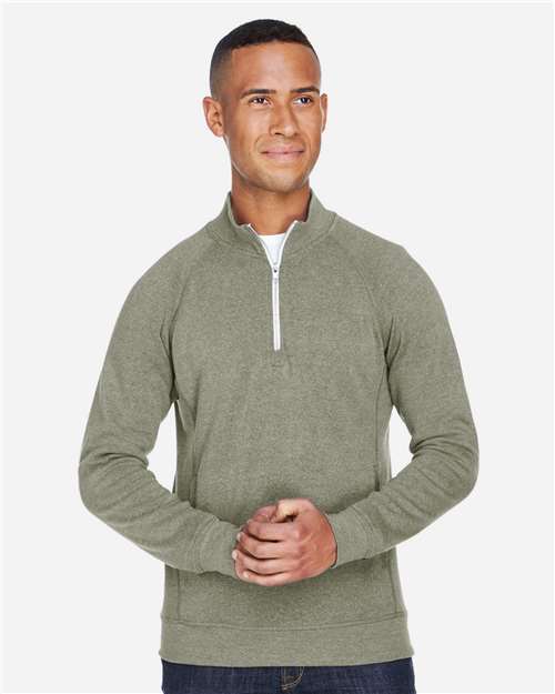 J. America - Men's Triblend Quarter-Zip Sweatshirt - 8869