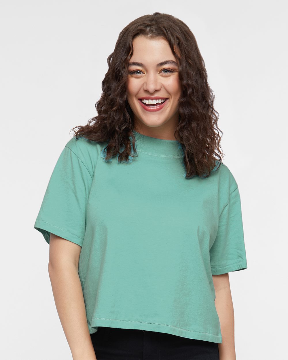 LAT - Camiseta cuadrada para mujer - 3518