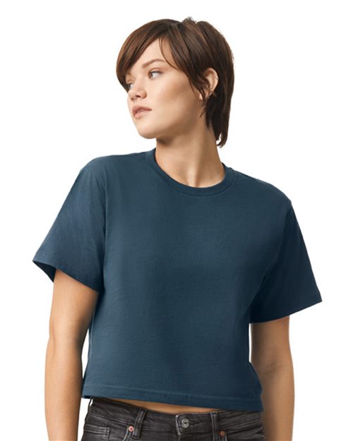 American Apparel - Women's Fine Jersey Mid-Length Boxy Tee - 102