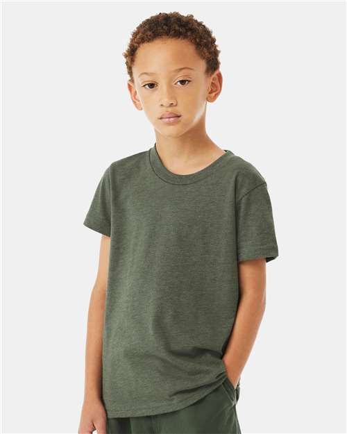 BELLA + CANVAS - Camiseta juvenil CVC - 3001YCVC
