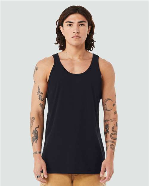 BELLA + CANVAS - Camiseta unisex de tirantes CVC jaspeada - 3480CVC