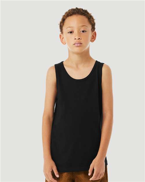 BELLA + CANVAS - Camiseta de tirantes juvenil Heather CVC - 3480YCVC