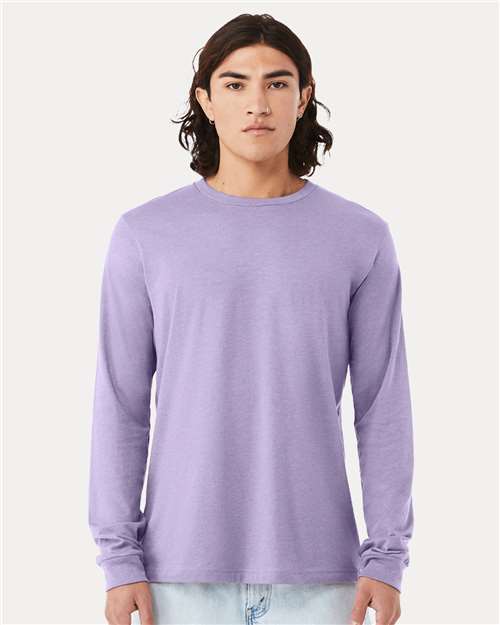 BELLA + CANVAS - Camiseta de manga larga jaspeada CVC - 3501CVC