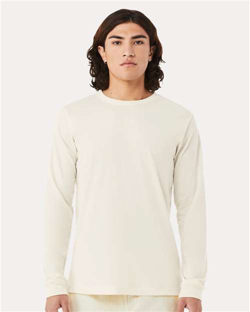 BELLA + CANVAS - Camiseta de manga larga jaspeada CVC - 3501CVC