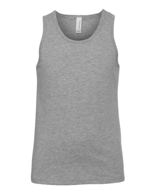 BELLA + CANVAS - Camiseta de tirantes juvenil Heather CVC - 3480YCVC