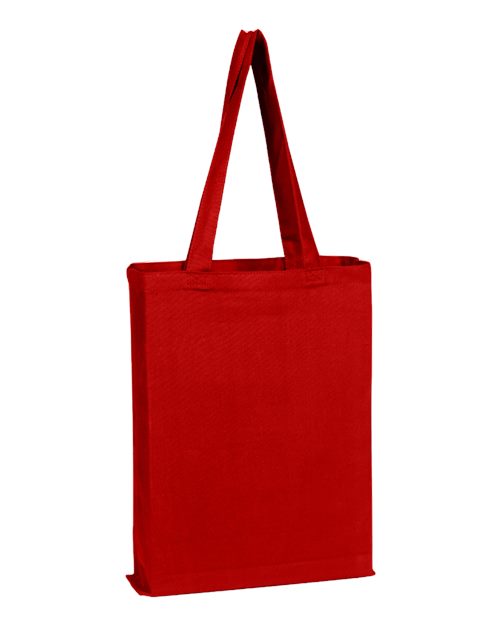 Q-Tees - Bolsa promocional con fuelle de lona - Q800GS