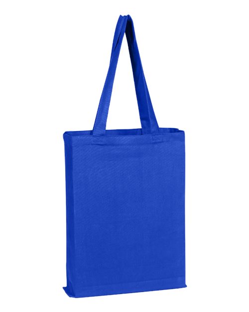 Q-Tees - Bolsa promocional con fuelle de lona - Q800GS