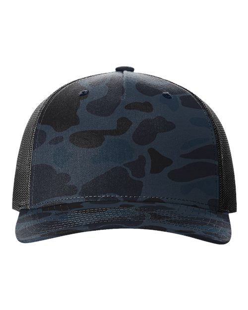 Richardson - Gorra de camionero estampada de cinco paneles - 112PFP