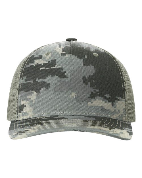 Richardson - Gorra de camionero estampada de cinco paneles - 112PFP