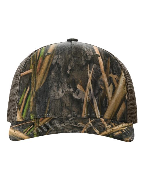 Richardson - Gorra de camionero estampada de cinco paneles - 112PFP