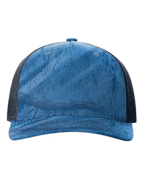 Richardson - Gorra de camionero estampada de cinco paneles - 112PFP