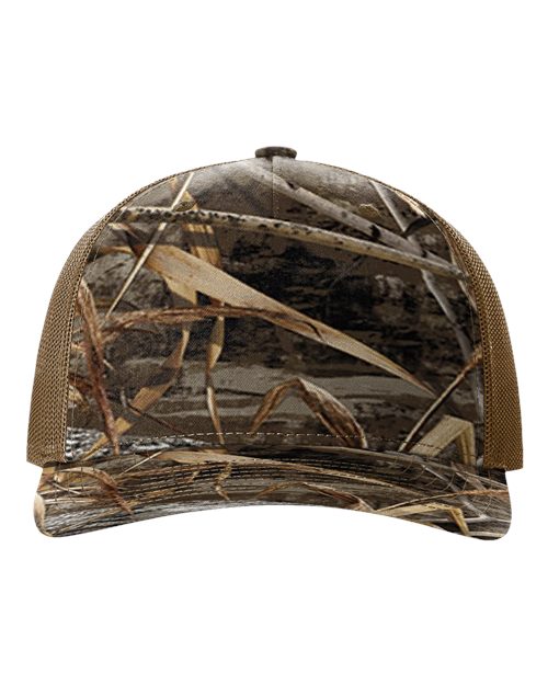 Richardson - Gorra de camionero estampada de cinco paneles - 112PFP