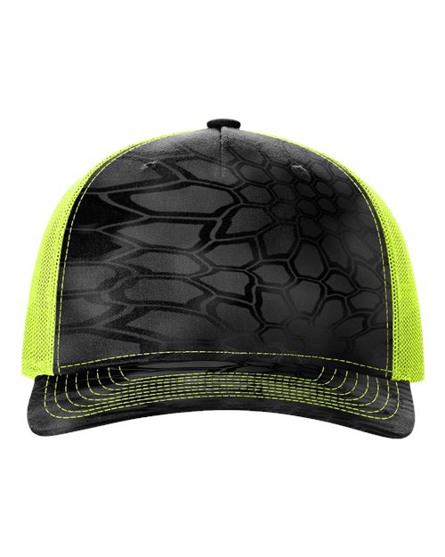 Richardson - Gorra de camionero estampada de cinco paneles - 112PFP
