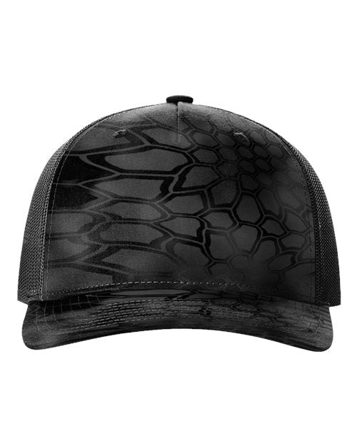 Richardson - Gorra de camionero estampada de cinco paneles - 112PFP