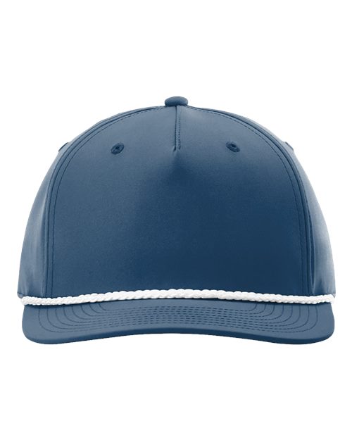 Richardson - Gorra clásica de cinco paneles con diseño de cuerda - 258