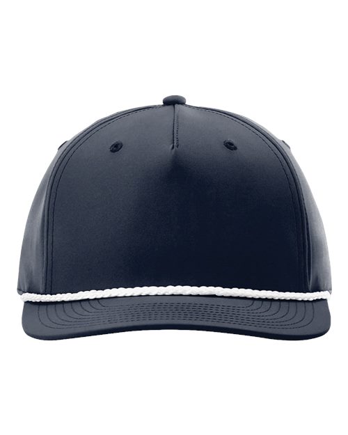 Richardson - Gorra clásica de cinco paneles con diseño de cuerda - 258