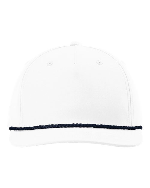 Richardson - Gorra clásica de cinco paneles con diseño de cuerda - 258