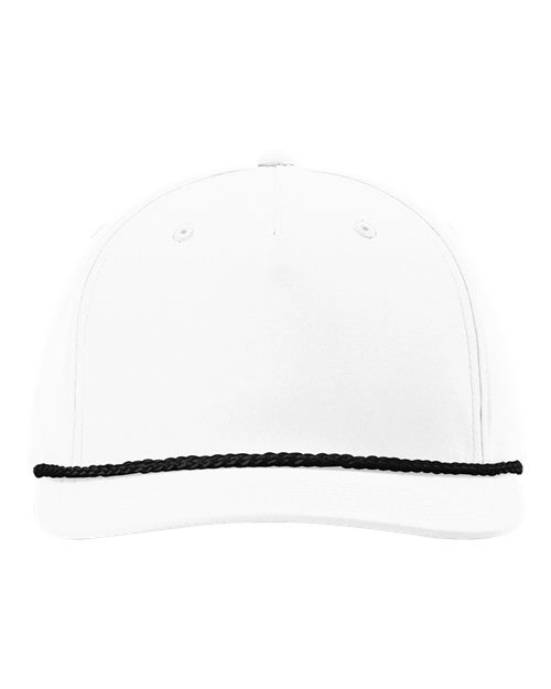 Richardson - Gorra clásica de cinco paneles con diseño de cuerda - 258