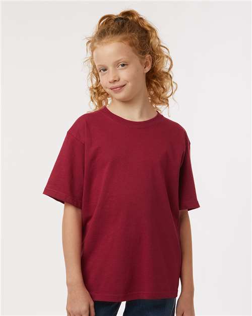 M&O - Camiseta juvenil dorada suave al tacto - 4850