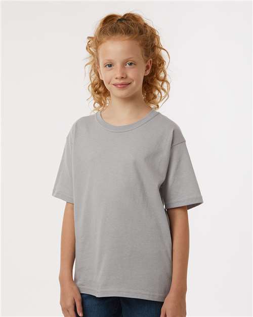 M&O - Camiseta juvenil dorada suave al tacto - 4850