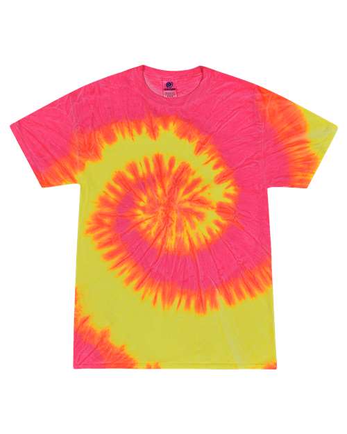 Colortone - Unisex Multi-Color Tie-Dyed T-Shirt - 1000