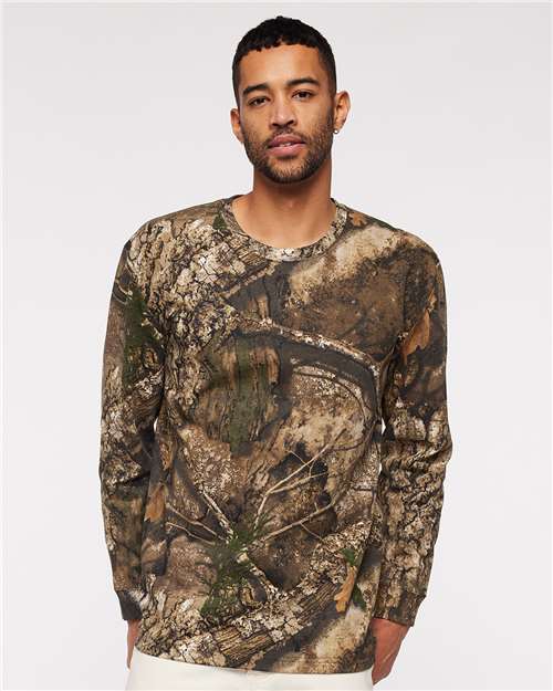 Code Five - Camiseta de manga larga con camuflaje Realtree® para hombre - 3981
