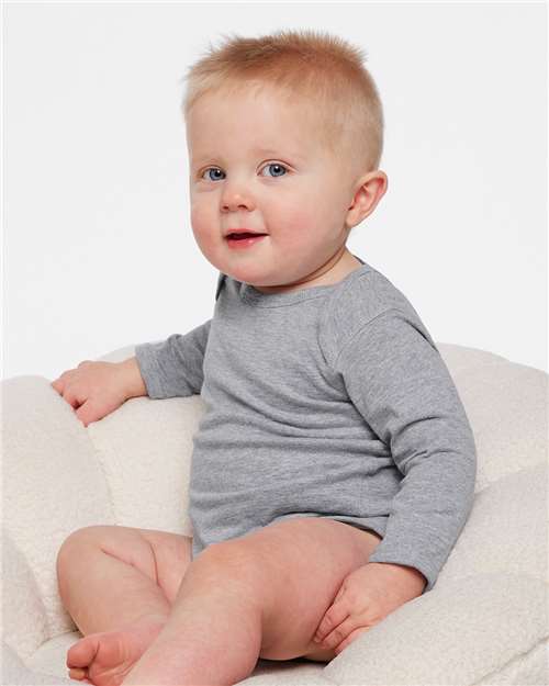 Rabbit Skins - Body infantil de manga larga de jersey fino - 4421