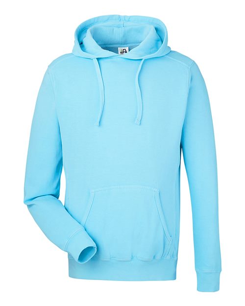 J. America - Sudadera unisex con capucha de polar teñido con pigmentos - 8730