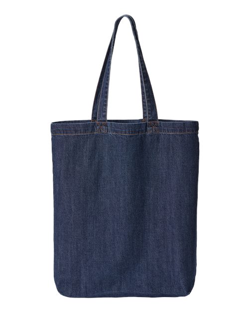 Liberty Bags - Cotton Denim Gusseted Tote Bag - 7761A