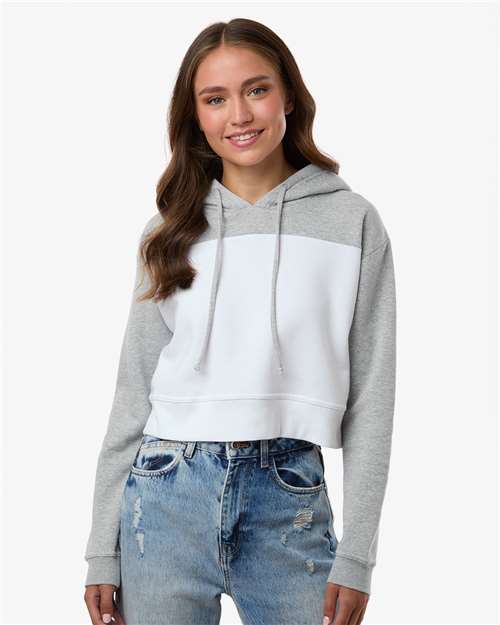 Boxercraft - Women's Cropped Fleece Hooded Sweatshirt - BW5404