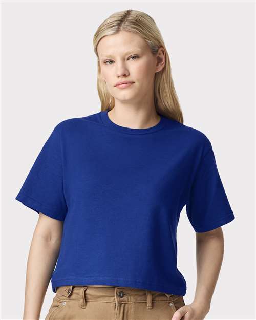 American Apparel - Women's Fine Jersey Mid-Length Boxy Tee - 102