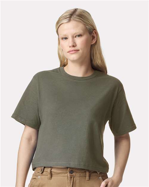 American Apparel - Camiseta de punto fino para mujer - 102
