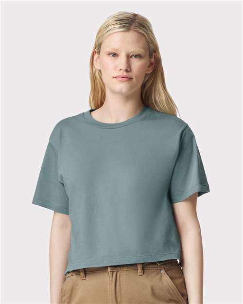 American Apparel - Women's Fine Jersey Mid-Length Boxy Tee - 102