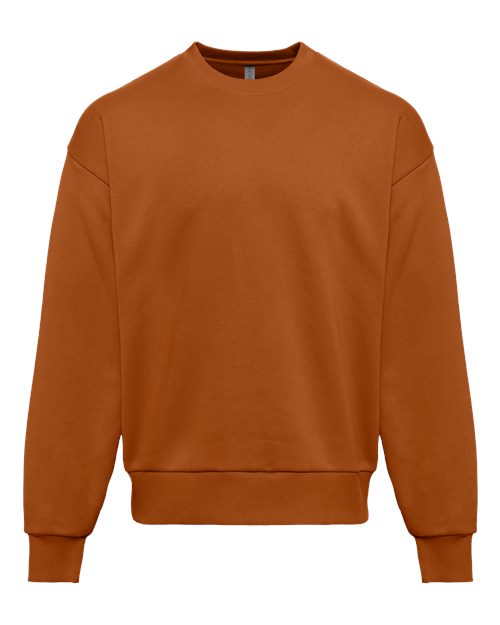 Next Level - Sudadera unisex de cuello redondo y peso pesado - 9007