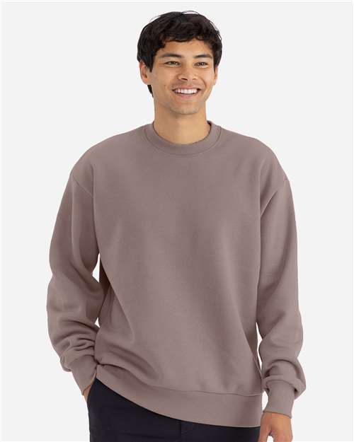 Next Level - Sudadera unisex de cuello redondo y peso pesado - 9007