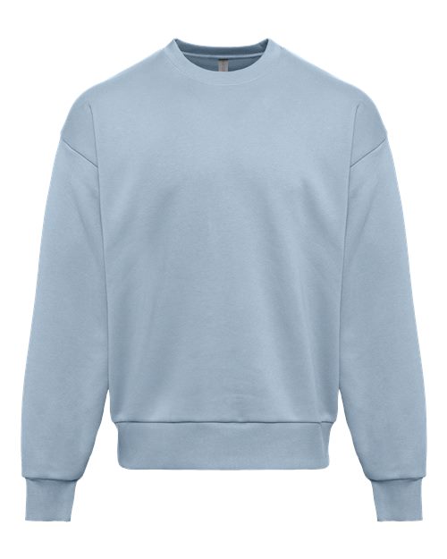 Next Level - Sudadera unisex de cuello redondo y peso pesado - 9007