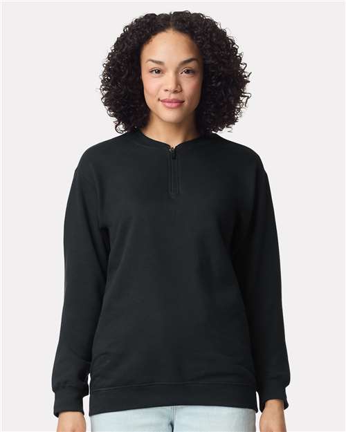 Gildan - Sudadera unisex Softstyle® de peso medio con cremallera de 1/4 - SF008
