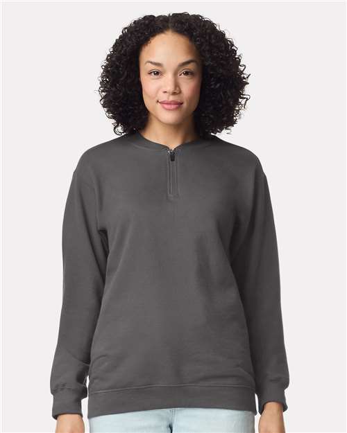 Gildan - Sudadera unisex Softstyle® de peso medio con cremallera de 1/4 - SF008
