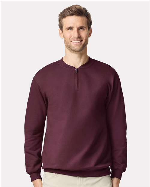 Gildan - Sudadera unisex Softstyle® de peso medio con cremallera de 1/4 - SF008